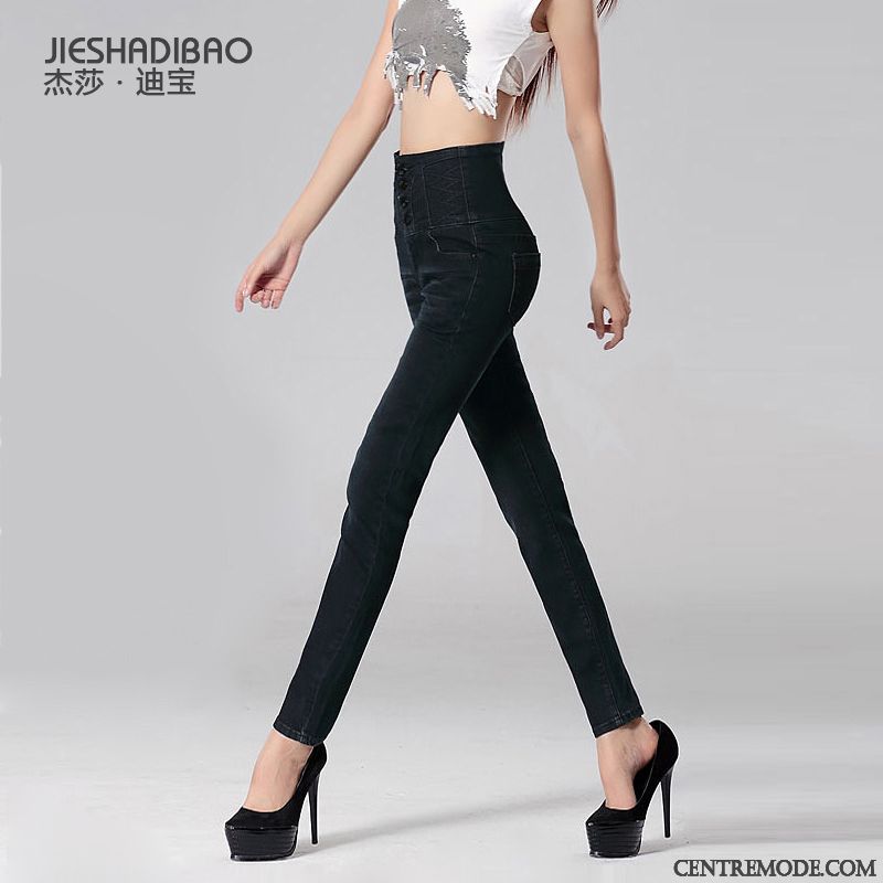 Jean Slim Taille Basse Femme Pas Cher, Jupes Jeans Pas Cher Mauve Blanc