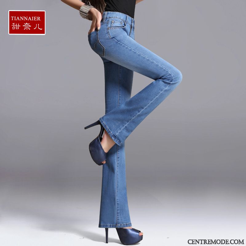 Jeans Femme Slim Taille Haute Ambre Argent, Pantalon Taille Haute Femme Slim En Vente