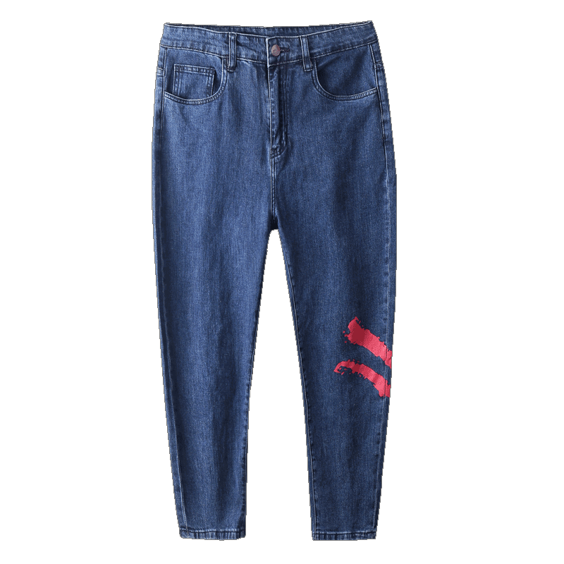 Jeans Homme Pantalon Longue L'automne Grande Taille Gros Marque De Tendance Bleu