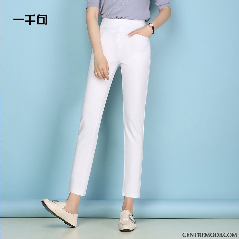 Pantalon Femme Lin Blanc Bébé Rose Chocolat, Pantalons Larges Pour Femmes En Ligne