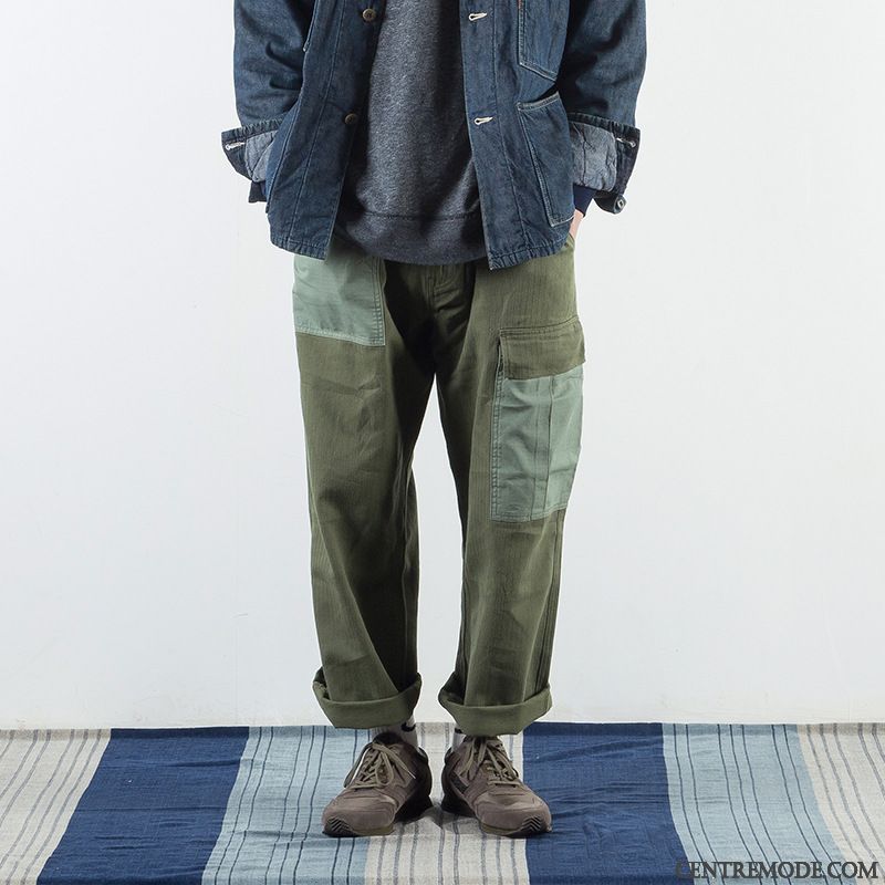 Pantalon Marron Homme Neige Bleu Aigue-marine, Pantalon Fashion Homme Pas Cher Soldes