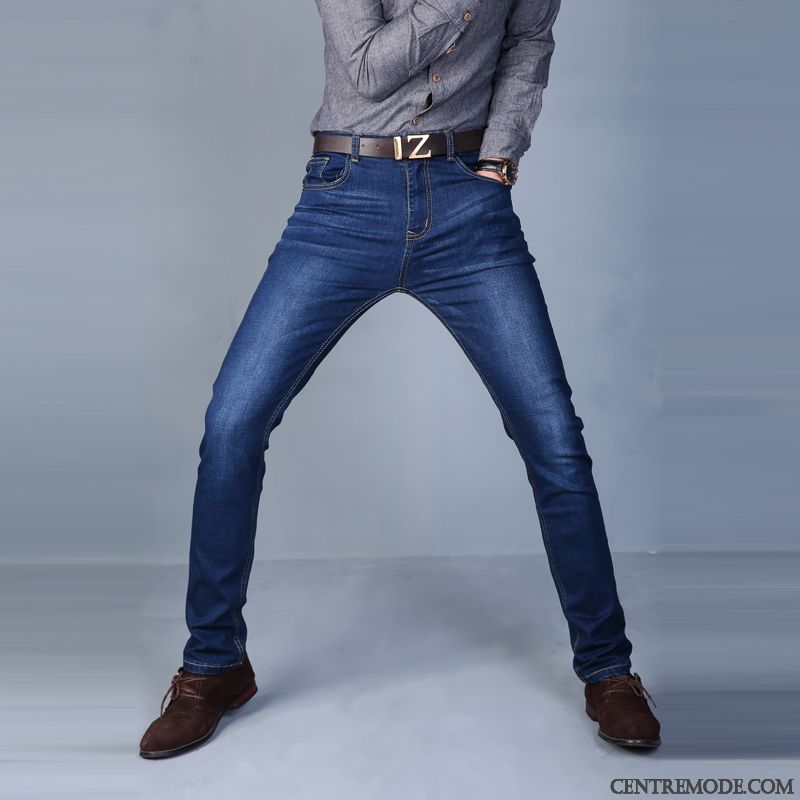 Pantalon Slim Noir Homme Rose Saumon, Jeans Homme Pas Cher Fashion