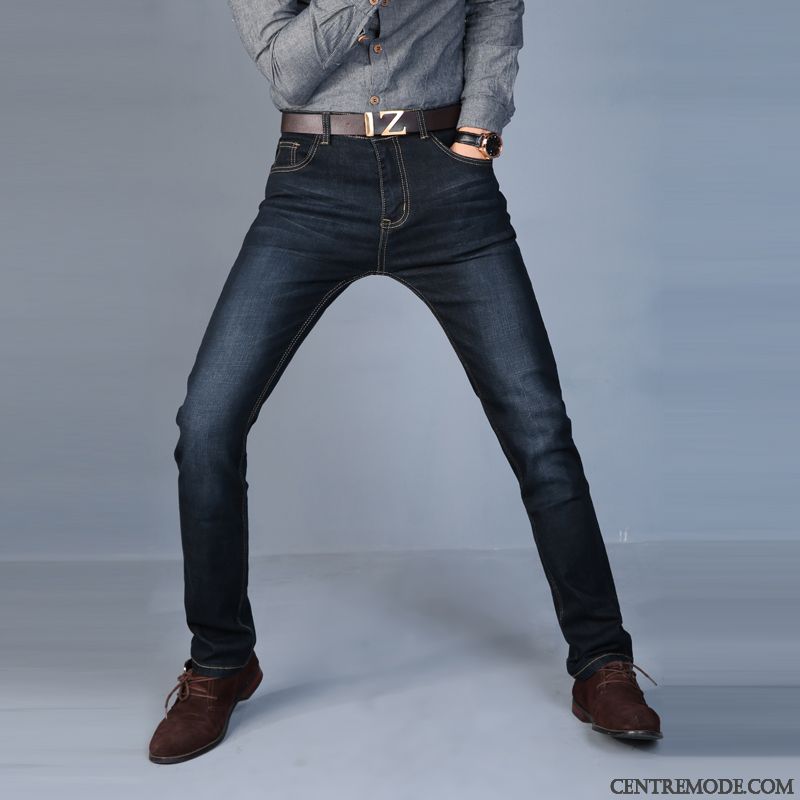 Pantalon Slim Noir Homme Rose Saumon, Jeans Homme Pas Cher Fashion