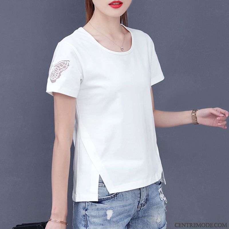 T-shirts Femme Une Veste Mode Été Chemise En Bas Gros Printemps Blanc Vert