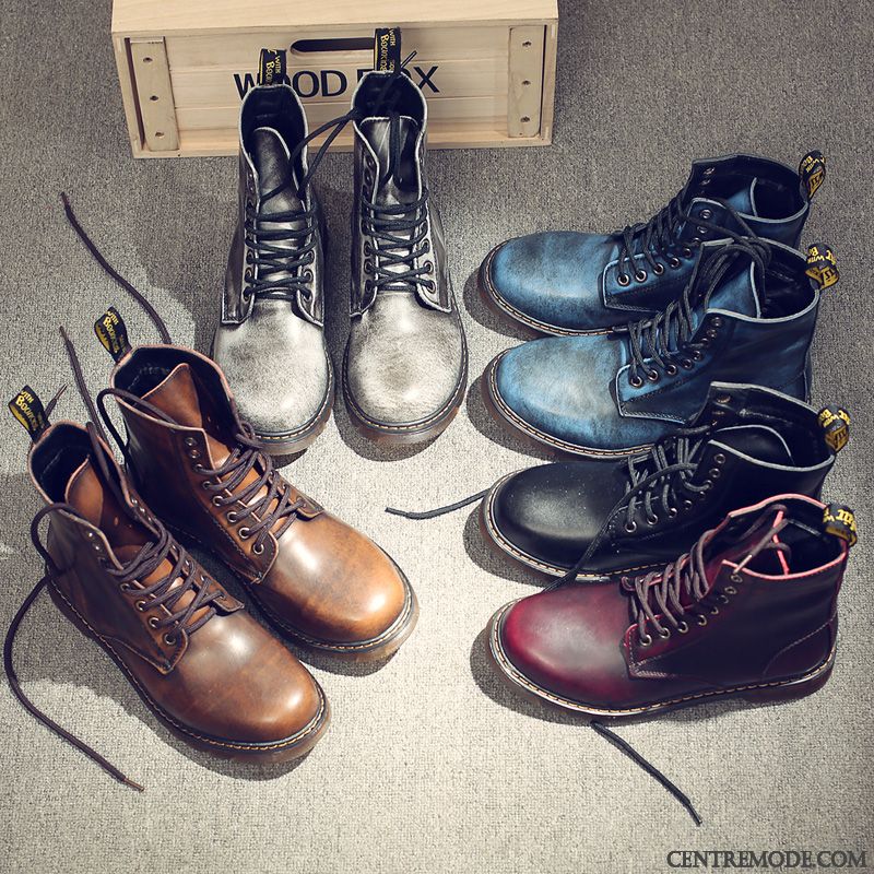 bottes noires homme gemo