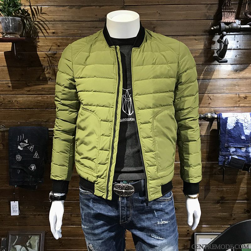 doudoune creme homme