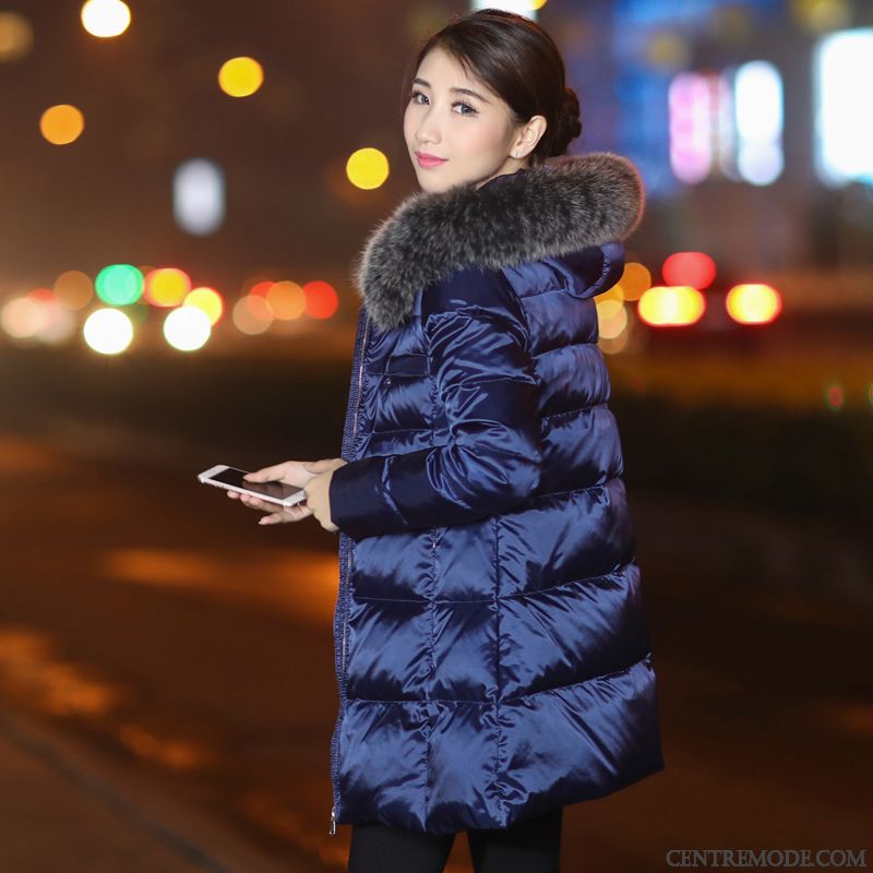 doudoune longue femme pas cher