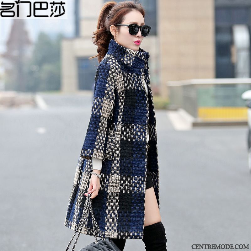 Manteau Cape Femme Hiver Manteau Coupe Droite Femme Seashell Neige