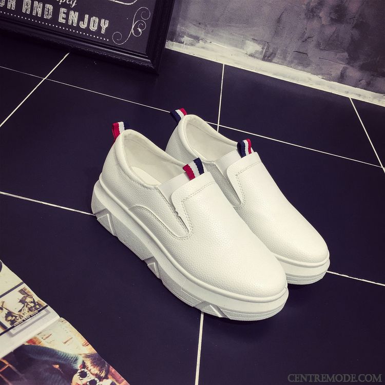 mocassin talon compense femme