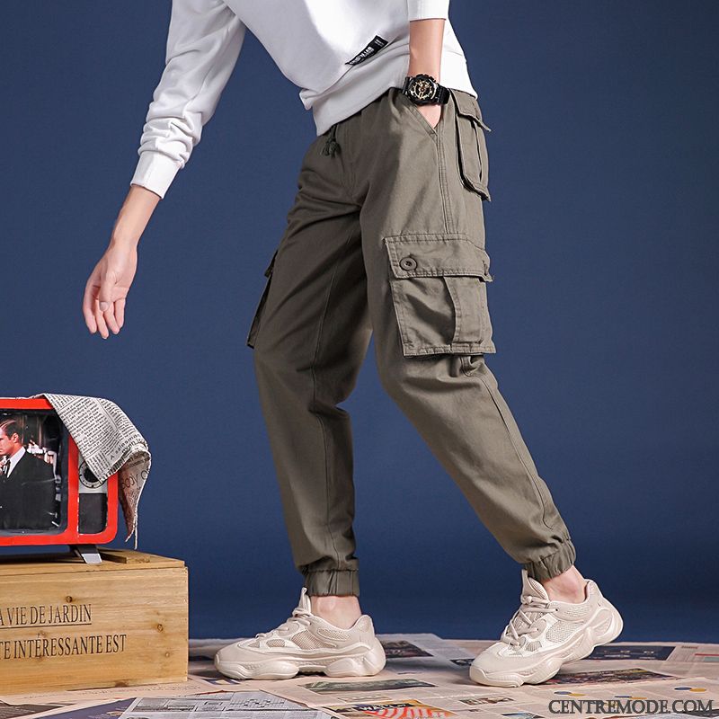 Pantalon Cargo Homme Harlan Marque De Tendance Serrés Hiver Pantalons Baggy
