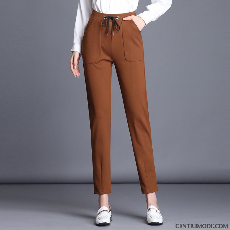 Pantalons Taille Haute Pour Femme Gris Brumeux Gris Ardoise, Combinaison Pantalon Chic Femme Pas Cher