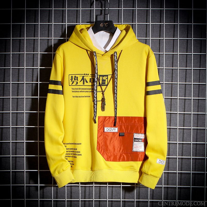 Sweat store jaune marque