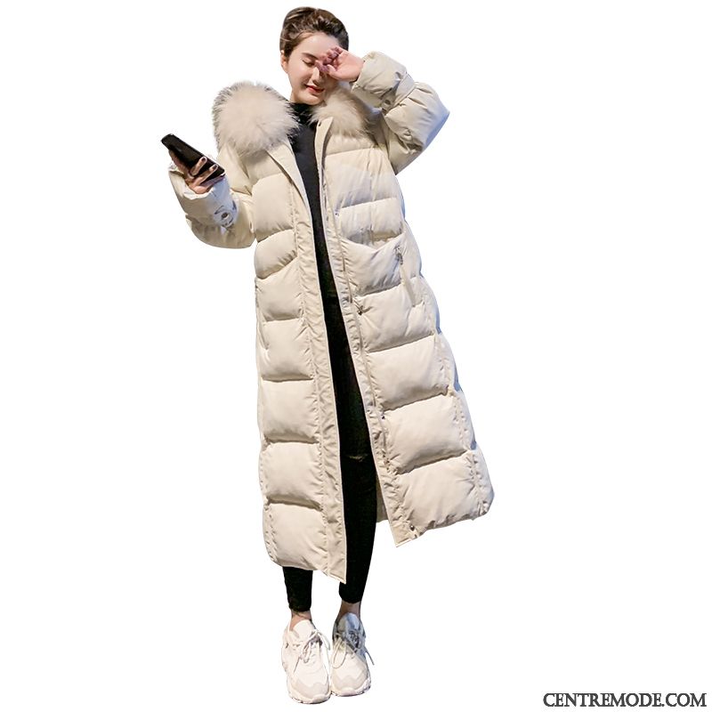 Veste En Coton Femme Baggy Manteau Vêtements Matelassé Matelassée Vêtements D'hiver Anti-saison Blanc