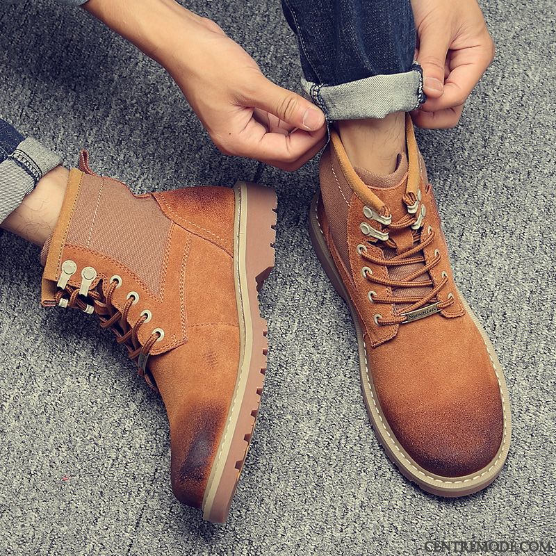 Acheter Bottes Homme, Boots Bottines Homme Pas Cher Rose Or