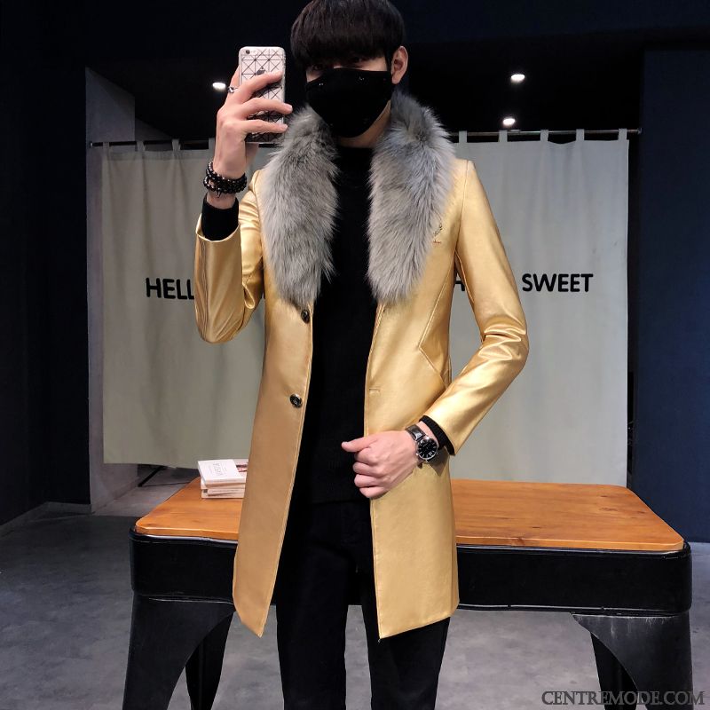 Acheter Veste Cuir Homme, Veste Homme En Cuir Pas Cher Noir Sarcelle