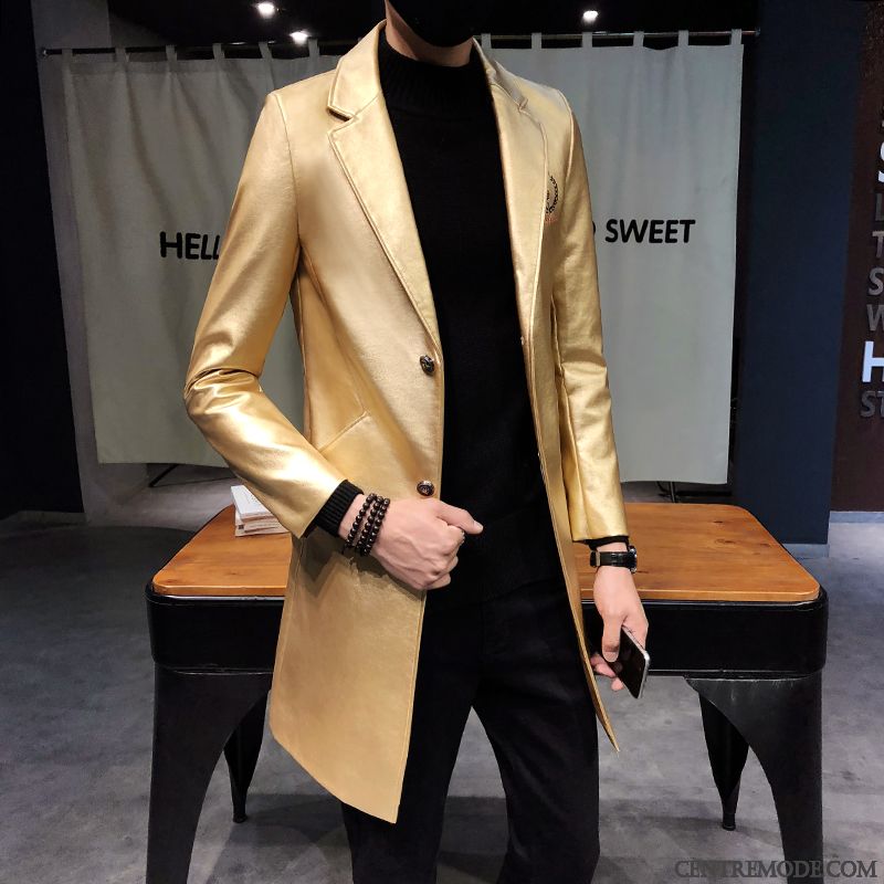 Acheter Veste Cuir Homme, Veste Homme En Cuir Pas Cher Noir Sarcelle