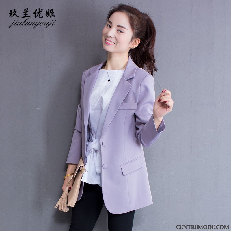 Blazer Cintrée Femme Noire Bleu Bordeaux, Blazer Tailleur Femme Noire