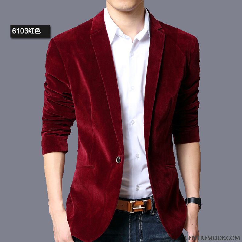 Blazer Costume Gris Homme Blanc Bordeaux, Achat Costume En Ligne