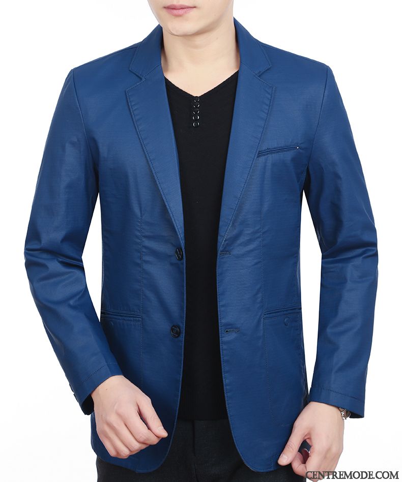 Blazer Costume Homme Cintrée Pas Cher Soldes, Costume Lin Mariage Homme Seashell Kaki