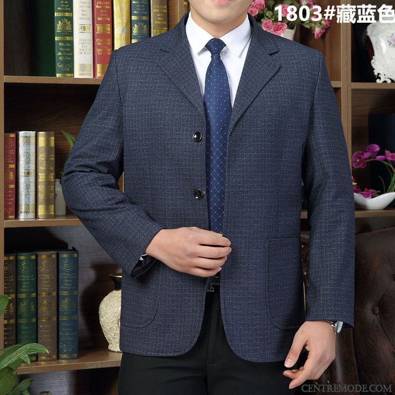 Blazer Costume Pour Homme, Tenue Mariage Homme Saumon Gris Charbon