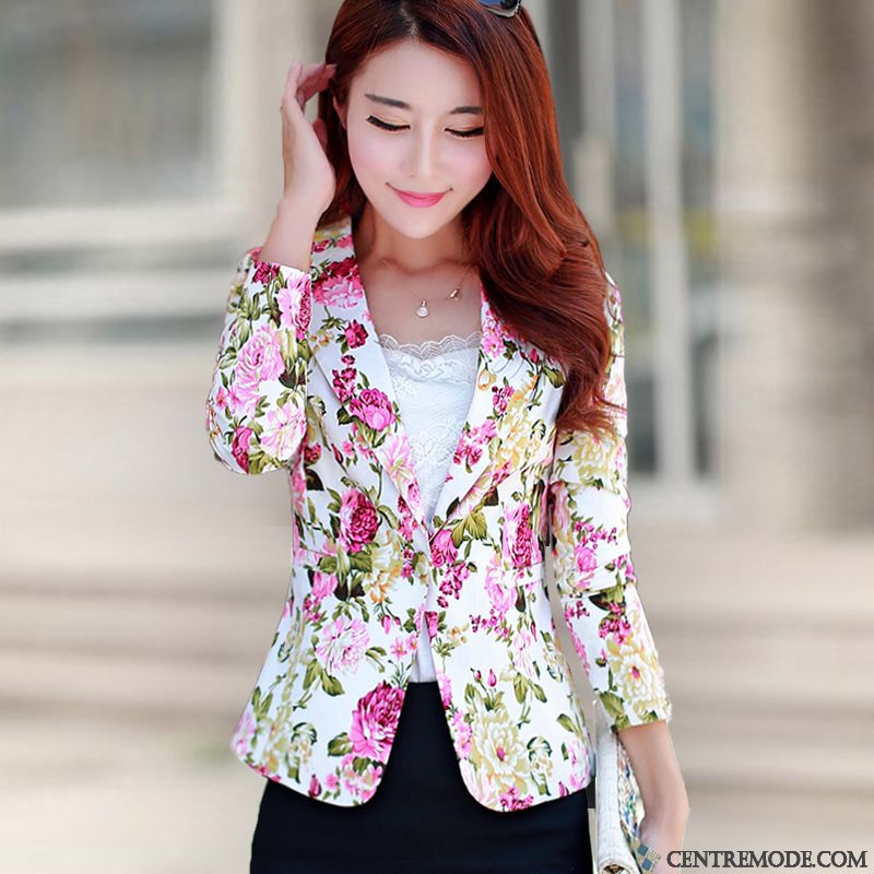 Blazer D Été Femme Soldes, Blazer Avec Manche En Cuir Femme Aigue-marine Kaki