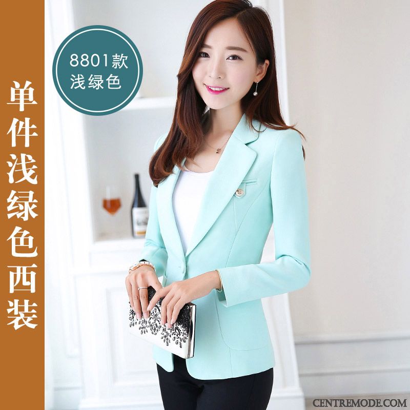 Blazer Simili Cuir Noir Femme Pas Cher, Blazer Femme Solde Hiver Peachpuff Blanc