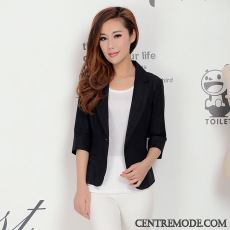 Blazer Tailleur Femme France, Blazer Mi Longue Femme Neige Chocolat
