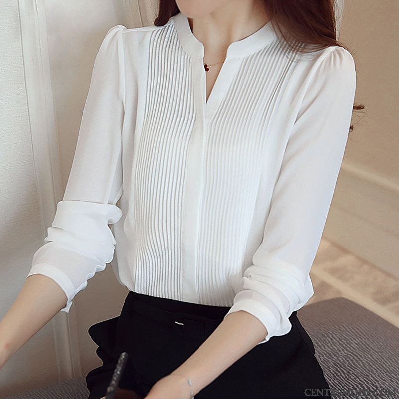 Blouse Femme Blanche Bordeaux Marine, Chemise Rayée Noir Et Blanc Femme