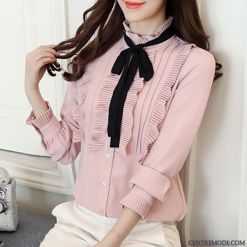 Blouse Femme Blanche Bordeaux Marine, Chemise Rayée Noir Et Blanc Femme