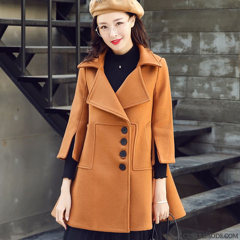 Blouson Cuir Femme Hiver Vert Mousse Gris, Acheter Un Manteau Mode En Vente