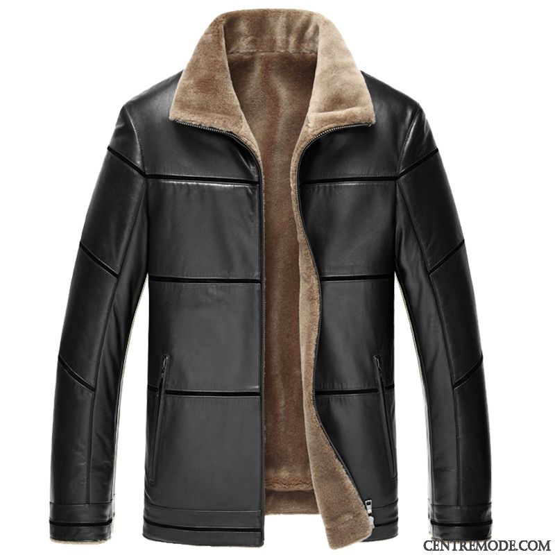 Blouson Cuir Matelassé Homme Seashell Sarcelle, Blouson Simili Cuir Homme Marron En Ligne