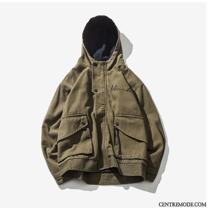 Blouson Cuir Retourné Homme Argent Motor City, Veste Homme Matelassé En Vente