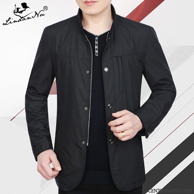 Blouson D Été Homme, Manteau Noir Homme Chameau Crème
