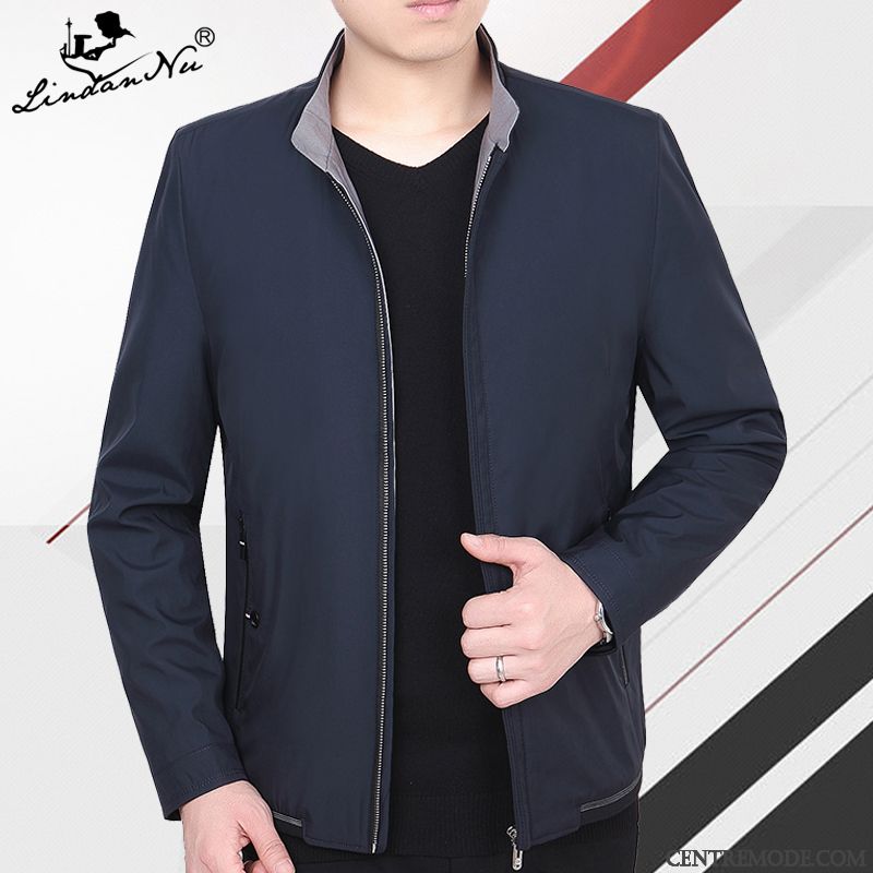Blouson D Été Homme, Manteau Noir Homme Chameau Crème