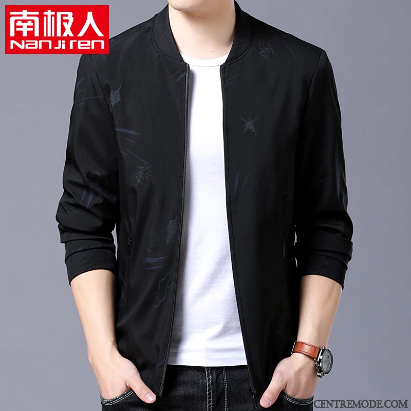 Blouson De Marque Homme, Veste Parka Homme Saphir Argent