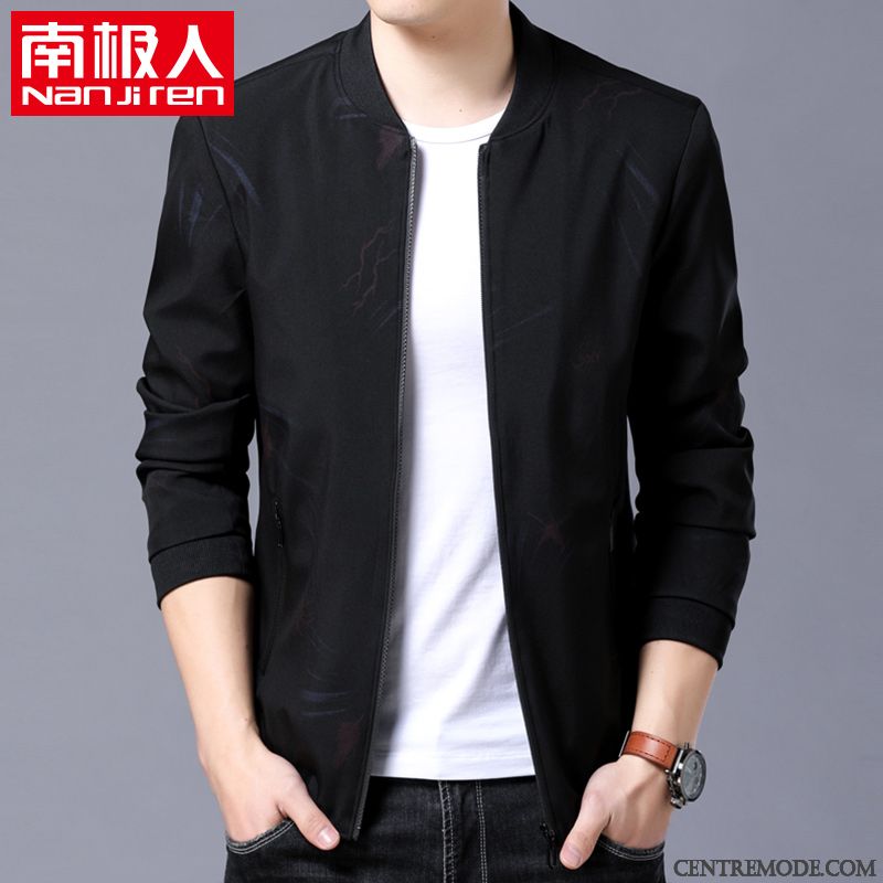 Blouson De Marque Homme, Veste Parka Homme Saphir Argent