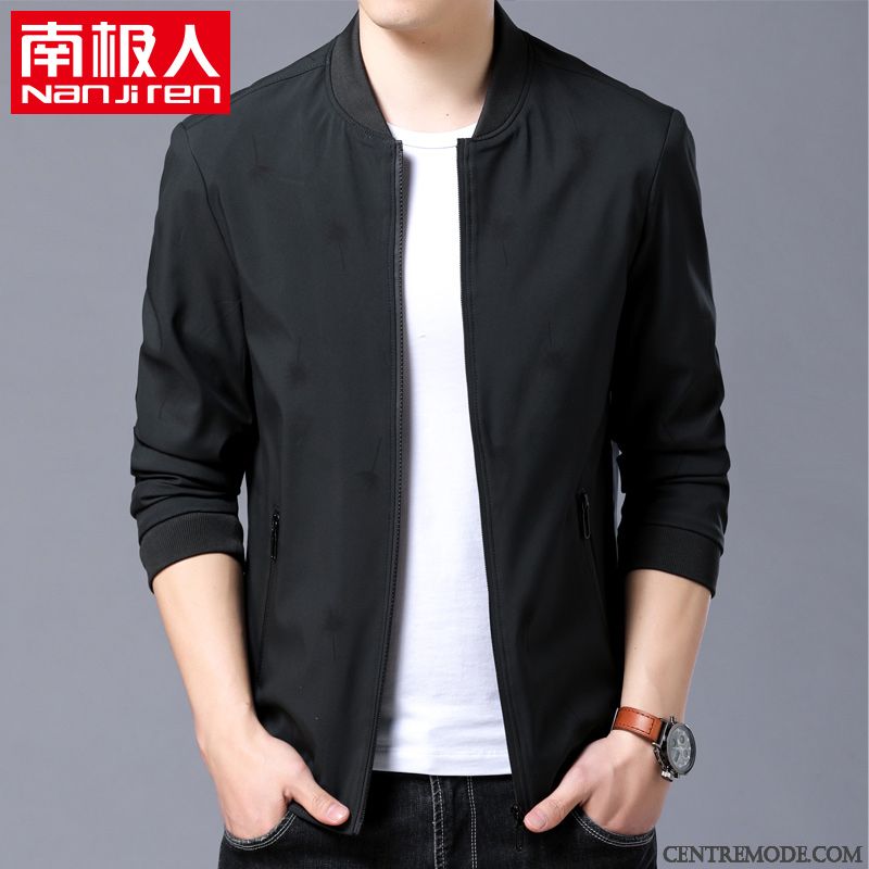 Blouson De Marque Homme, Veste Parka Homme Saphir Argent