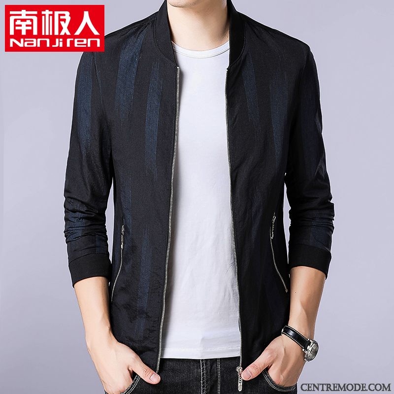 Blouson De Marque Homme, Veste Parka Homme Saphir Argent