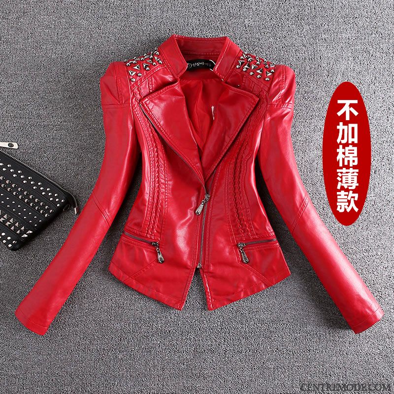 Blouson Femme D Été Blé Tomate, Veste Matelassée Cuir Femme France