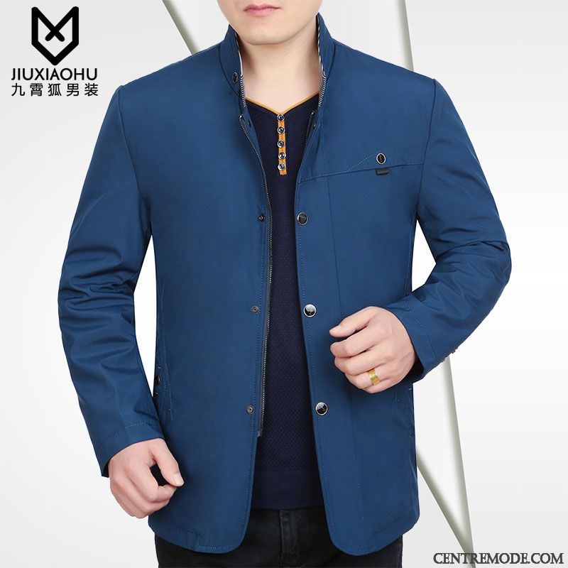 Blouson Marque Homme, Manteau Court Homme Hiver Saphir Neige