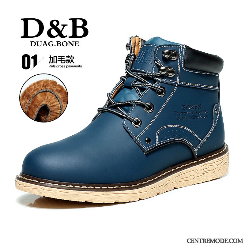 Botte De Marque Gris Turquoise, Boots En Daim Homme Pas Cher