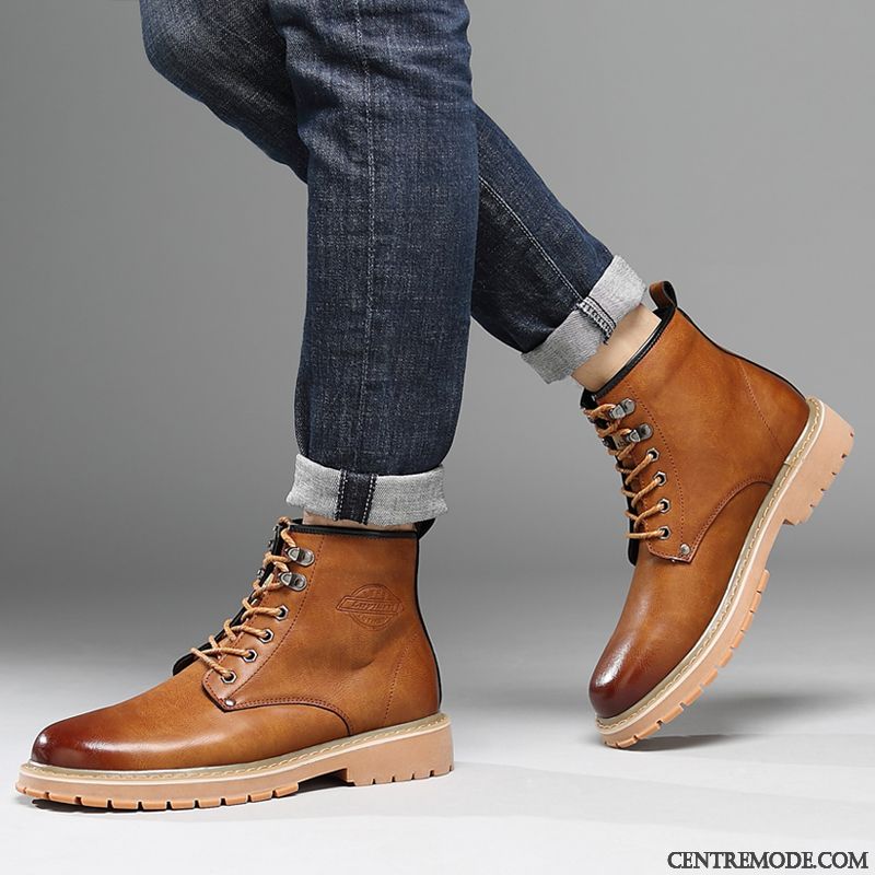 Bottes Caoutchouc Homme Vert Émeraude Tomate, Bottes En Daim Homme