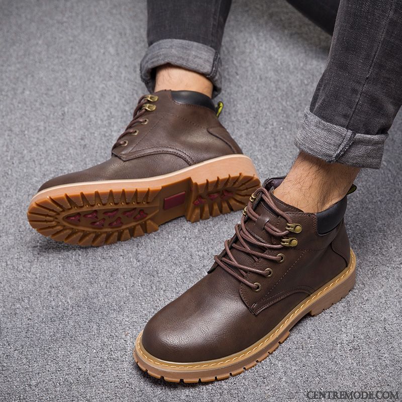 Bottes Caoutchouc Homme Vert Émeraude Tomate, Bottes En Daim Homme
