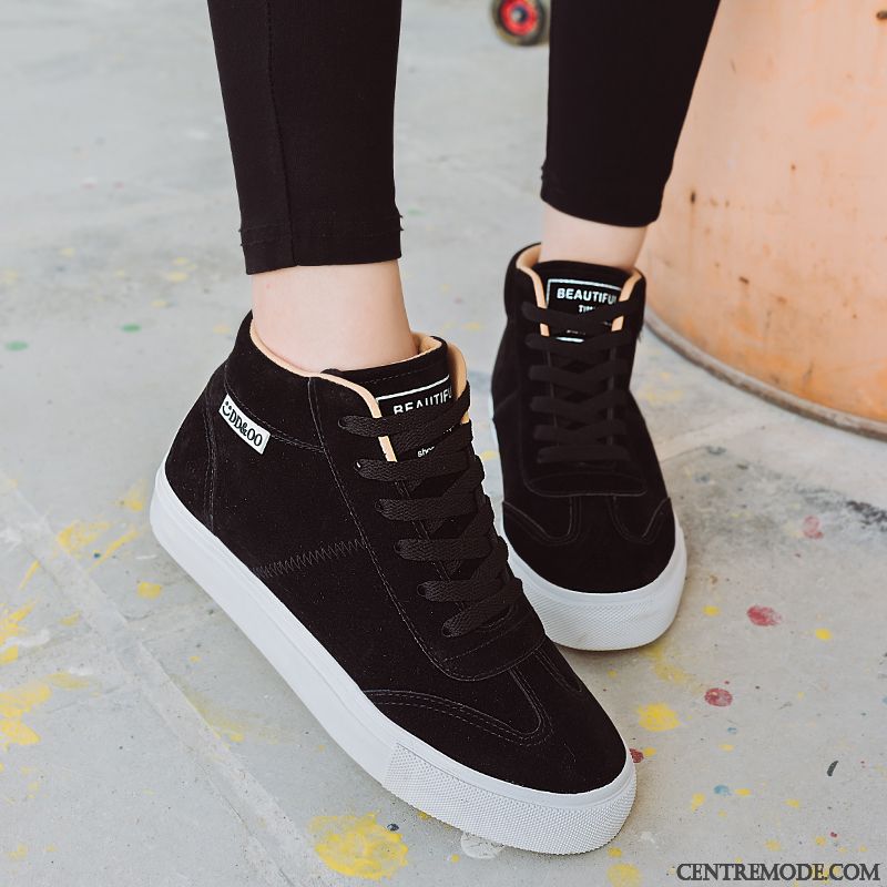 Bottes Cavalières Noires Noir Bisque, Sandales De Skate Femme Soldes