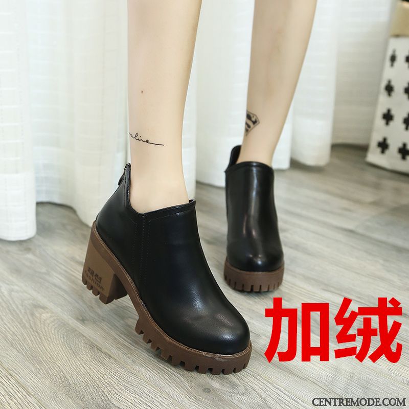 Bottes D Hiver Pour Femmes En Solde Bleu Aigue-marine Darkviolet, Bottines Noir A Talon France
