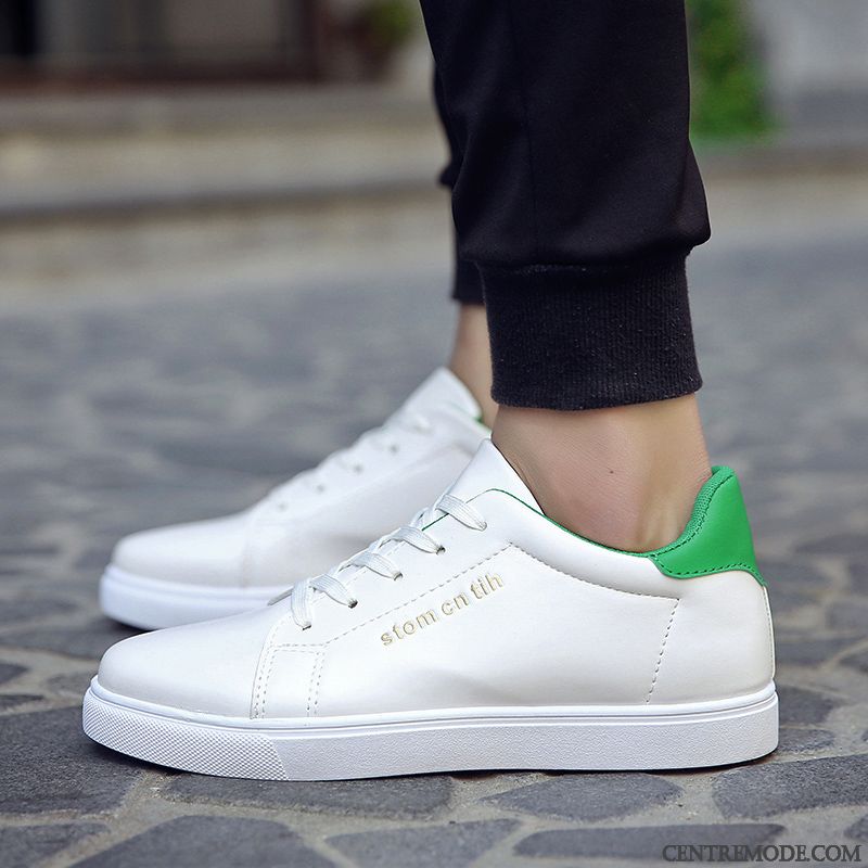 Bottes De Skate Soldes Blanc Blanc D'huître, Chaussure Homme Simili Skate
