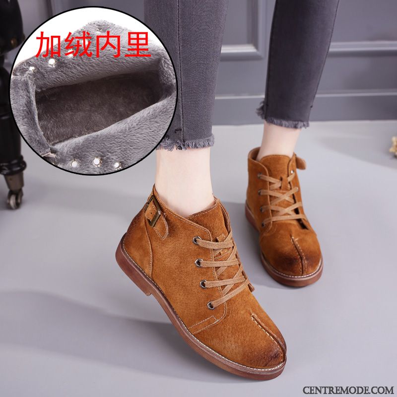 Bottes En Cuir Pour Femme Pas Cher, Bottes Femme En Cuir Bleu Marin Gris Charbon