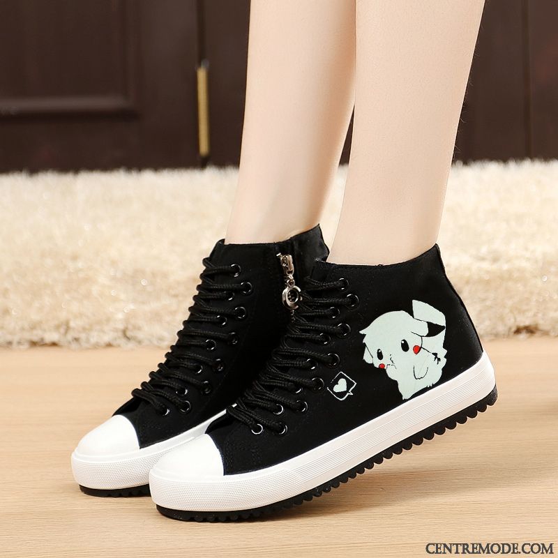 Bottes En Soldes Skate, Chaussure Skate Femme Grande Taille Vert Mousse Blanc