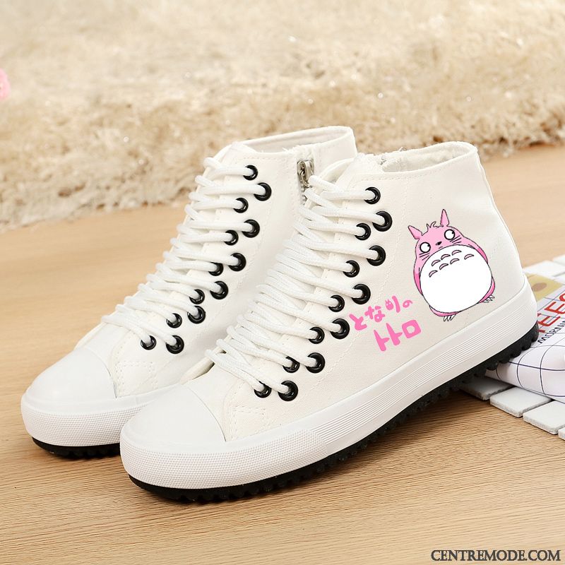 Bottes En Soldes Skate, Chaussure Skate Femme Grande Taille Vert Mousse Blanc