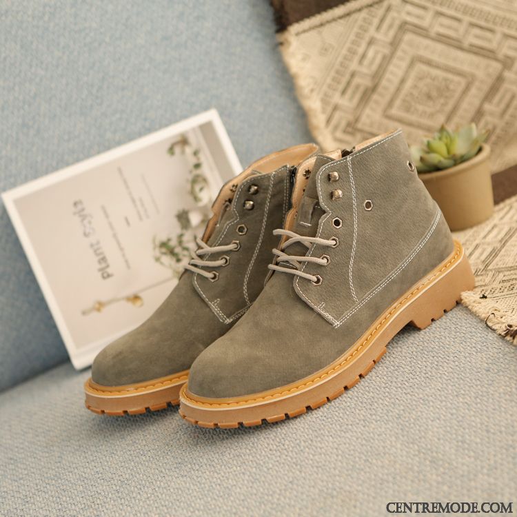 Bottes Homme Cuir Marron Pas Cher, Bottes Homme Cuir Ivoire Vin Rouge